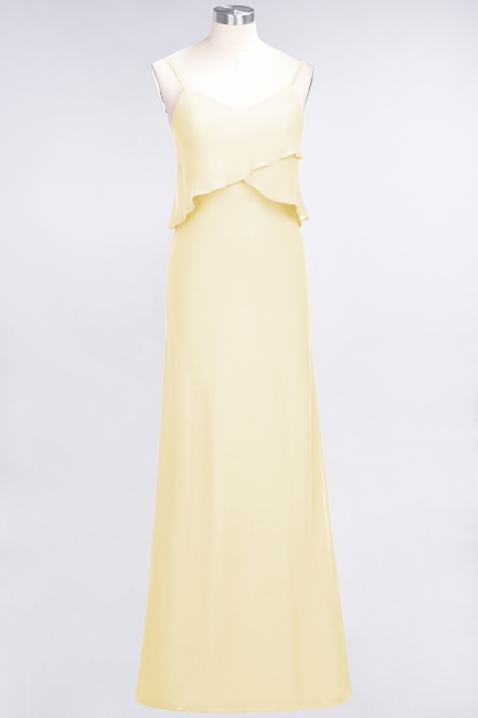 Elegant Halter Chiffon Long Bridesmaid Dress BM1576