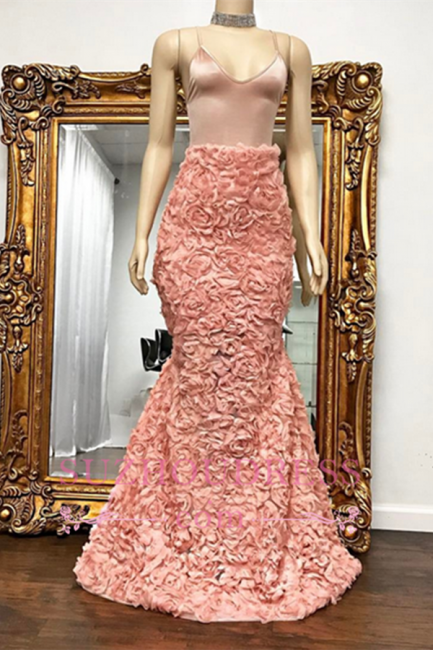 Floor Length Evening Gown  Gorgeous Spaghetti Strap Mermaid Prom Dress