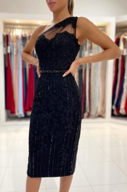 Black Short Prom Dresses | Lace Cocktail Dress