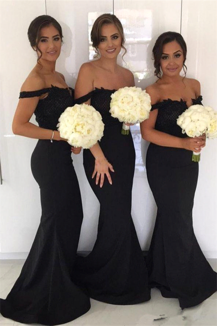 New  Maid of Honor Dresses | Off-the-Shoulder Sexy Bridesmaids Dresses