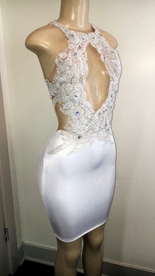 Elegant Crystal Halter Summer Sleeveless Applique Trendy Backless Short Prom Dress | Suzhou UK Online Shop_3