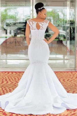 Mermaid Jewel Lace Appliques Wedding Dresses | Bridal Gowns On Sale_2