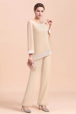 Long Sleeves Mother of the Bride Dress Jumpsuit for Wedding Party Wear_11