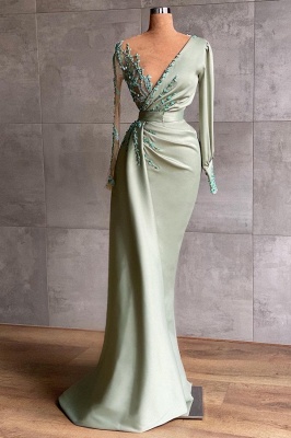 Impresionante vestido de fiesta de sirena de un hombro con estampado floral en 3D_1
