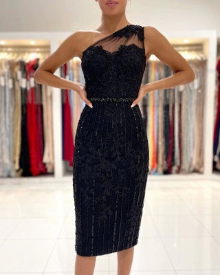 Black Short Prom Dresses | Lace Cocktail Dress_3