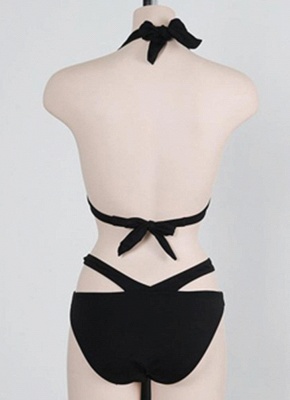 Halter Bandage Sexy Open Back Padded One-Piece_6