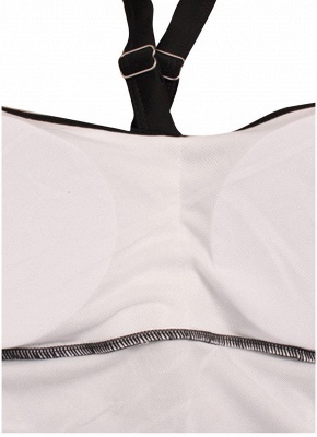 Modern Women Plus Size Tankini Set Geometric Print Shoulder Strap Beachwear Swimwear Swimsuit_7