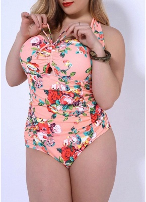 Women Big One Piece Bathing Suit UK Floral Underwire Push Up Swimsuits UK Bathing Suit UK_1