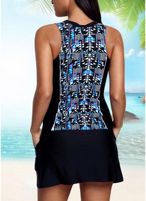 Hot Women Bikini Set UK Geometric Print Padded Wireless Bathing Suit UK Bathing Suit UKs_3