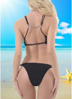 Hot Women Padded Bodycon Bathing Suit UK Bikini Set UK_3