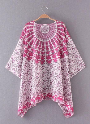 Women Chiffon Beach Kimono_4