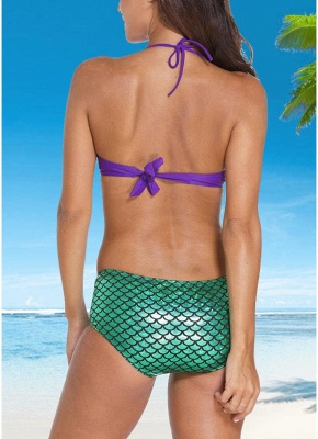 Hot Swimsuits UK Mermaid Custom Underwire Push-Up Padded Bikini Set UK_4