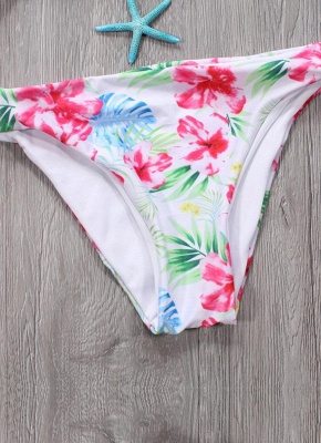 Women Floral Swimsuits UK Bikini Set UK Hollow Out Low Waist Bathing Suit UK Tank Top Bathing Suit UK Beach Wear White_7