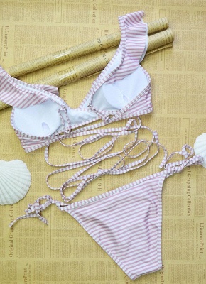 Hot Women Swimsuits UK Ruffles Bodycon Bikini Set UK Bathing Suit UK_3