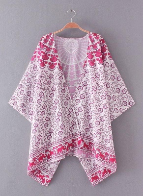 Women Chiffon Beach Kimono_3