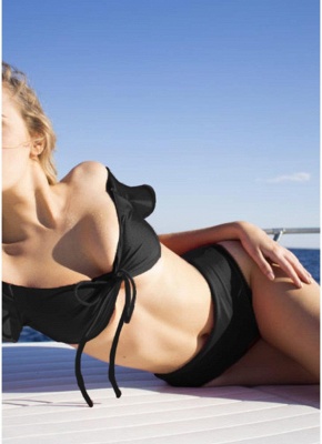 Hot Women Bikini Set UK Bathing Suit UK Push Up Swimsuits UK Solid&Leopard&Stripe Bodycon Beach Wear Bathing Suit UK_4