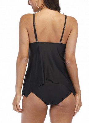 Womens Tankini Plus Size Swimsuit Tribal Printed Padded Bikini Set Push Up Swimwear_4