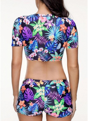 Women Tank Top Floral Swimsuits UK_3