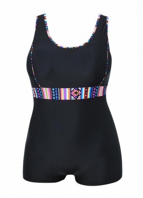 Plus Size Printed Sports Swimsuit_8